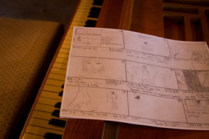 Behind the scenes storyboard of the Been A Long Time music video.