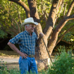 Glen Rosander in the garden at Park Winters during the filming of Been A Long Time music video.