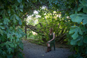 Singer songwriter Christine Rosander at the Fig Orchard in Park Winters