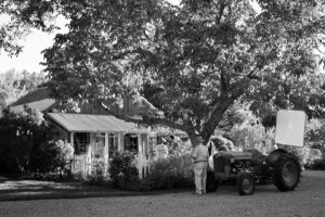 Foreman's Cottage during the filming of Been A Long Time album video at Park Winters