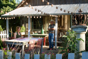 Christine Rosander and Glen Rosander at Foreman's Cottage in Park Winters