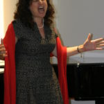 Nancy Belts performing at Steinway & Sons Recital