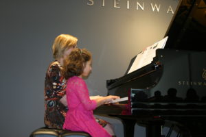 Zara Edler performing at Steinway & Sons Recital