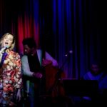 Singer songwriter Christine Rosander performing at Hotel Cafe.