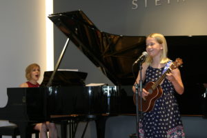 Ellie sings at Steinway & Sons Recital