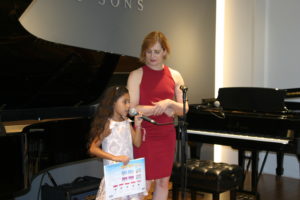 Jade introduction at Steinway & Sons Recital