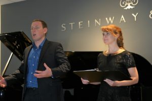 Nick & Amanda at Steinway & Sons Recital